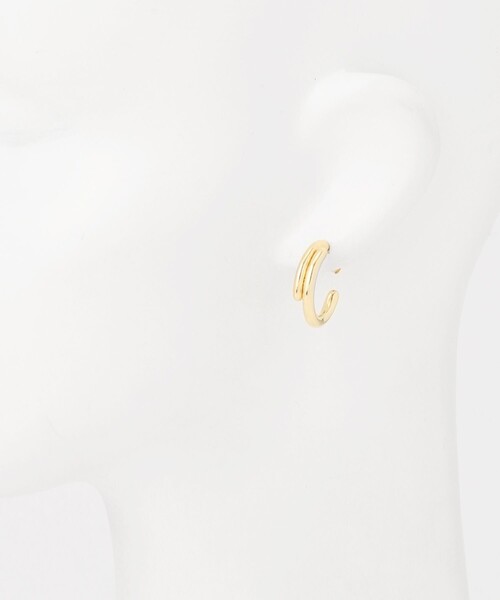 FREAK'S STORE（フリークスストア）の「【WEB限定】２ラインピアス（ピアス（両耳用）・レディース・シルバー/ゴールド・ONE SIZE）」の6枚目の写真