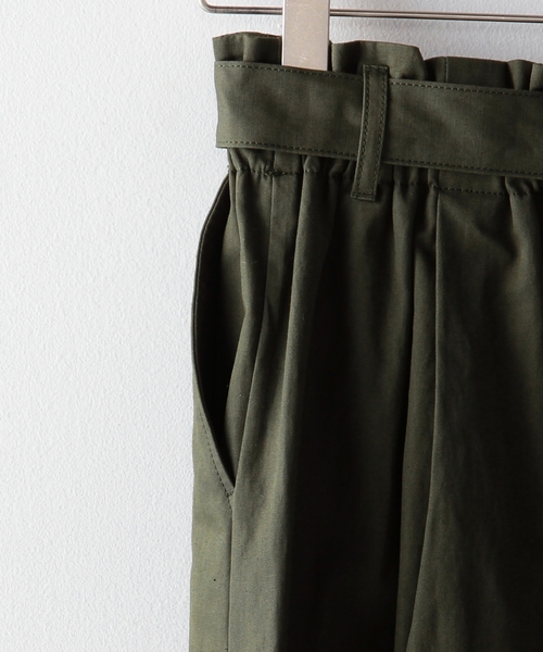 Steven Alan（スティーブンアラン）の「＜steven alan＞∵BELTED SKIRT/ｽｶｰﾄ（スカート・レディース・ベージュ/オリーブ・SMALL/MEDIUM）」の5枚目の写真