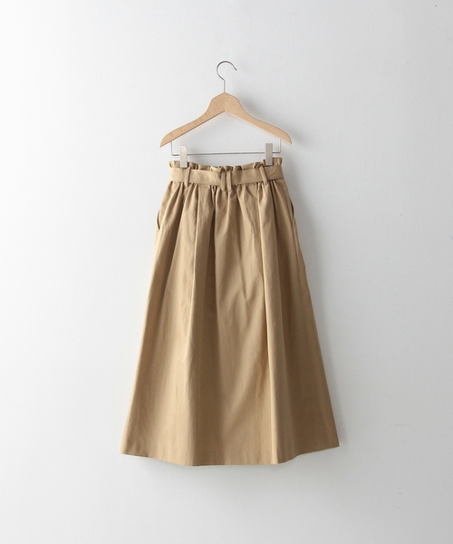 Steven Alan（スティーブンアラン）の「＜steven alan＞∵BELTED SKIRT/ｽｶｰﾄ（スカート・レディース・ベージュ/オリーブ・SMALL/MEDIUM）」の8枚目の写真