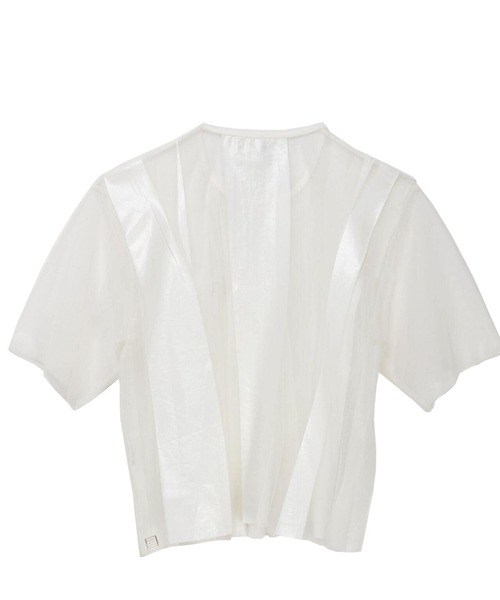 NAKAGAMI（ナカガミ）の「NAKAGAMI(ナカガミ) RUBBER PRINT T-SHIRT/Tシャツ/ N0121S0027A（Tシャツ/カットソー・レディース・ホワイト/ブラック・FREE）」の9枚目の写真