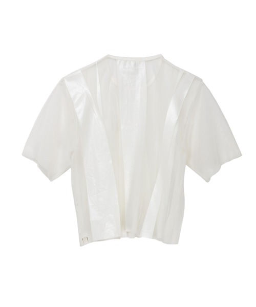NAKAGAMI（ナカガミ）の「NAKAGAMI(ナカガミ) RUBBER PRINT T-SHIRT/Tシャツ/ N0121S0027A（Tシャツ/カットソー・レディース・ホワイト/ブラック・FREE）」の10枚目の写真