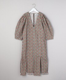 Firsthand（ファーストハンド）の「Firsthand/ファーストハンド Ganni / ガニー　Printed Organic Cotton Midi Dress / プリントコットンワンピース（ワンピース）」