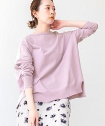 IENA | コットンストレッチ NEO ワイド長袖プルオーバー◆(ニット/セーター)