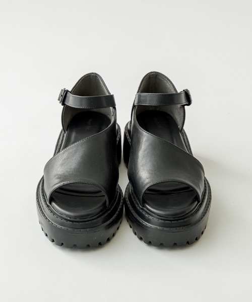 mystic(ミスティック)の「チャンキーソールサンダル(サンダル・レディース・ブラック・38/36/37)」の3枚目の写真