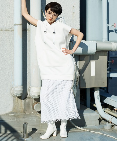 Narcissus(ナルシス)の「【SINN】Narcissusオリジナル ノースリーパーカー(パーカー・レディース・ホワイト/ブラック・FREE)」の19枚目の写真