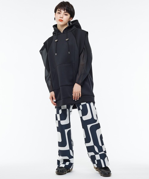 Narcissus(ナルシス)の「【SINN】Narcissusオリジナル ノースリーパーカー(パーカー・レディース・ホワイト/ブラック・FREE)」の12枚目の写真