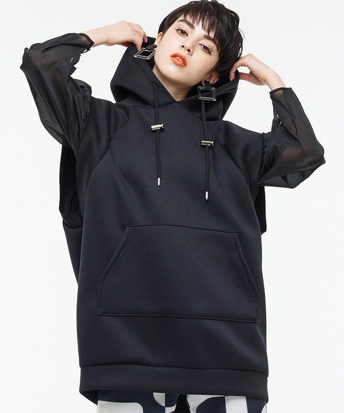 Narcissus(ナルシス)の「【SINN】Narcissusオリジナル ノースリーパーカー(パーカー・レディース・ホワイト/ブラック・FREE)」の14枚目の写真