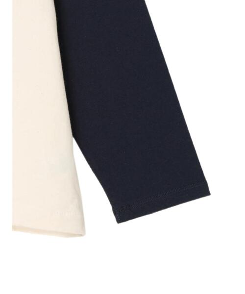 AMERICAN HOLIC（アメリカンホリック）の「ラグラン配色ロゴカットプルオーバー（Tシャツ/カットソー・レディース・アイボリー/チャコールグレー・L/M）」の9枚目の写真