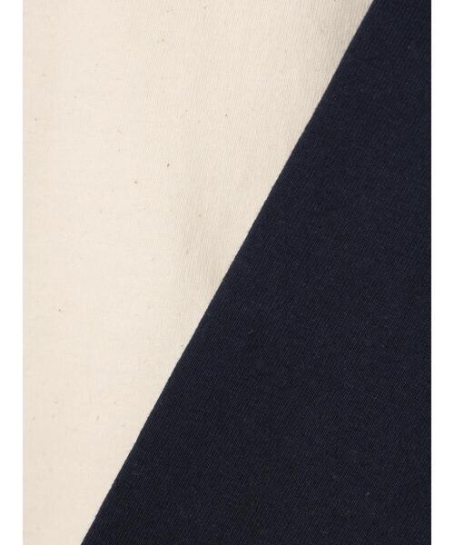 AMERICAN HOLIC（アメリカンホリック）の「ラグラン配色ロゴカットプルオーバー（Tシャツ/カットソー・レディース・アイボリー/チャコールグレー・L/M）」の5枚目の写真