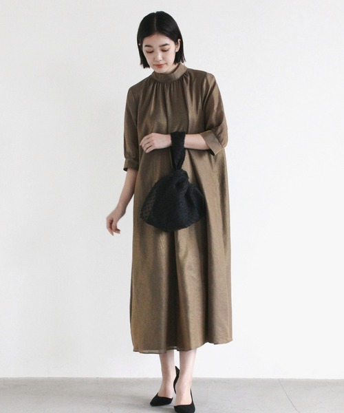 kaene（カエン）の「ドットオーガンジードッキングハンドバック（ハンドバッグ・レディース・ブラック・FREE）」の9枚目の写真