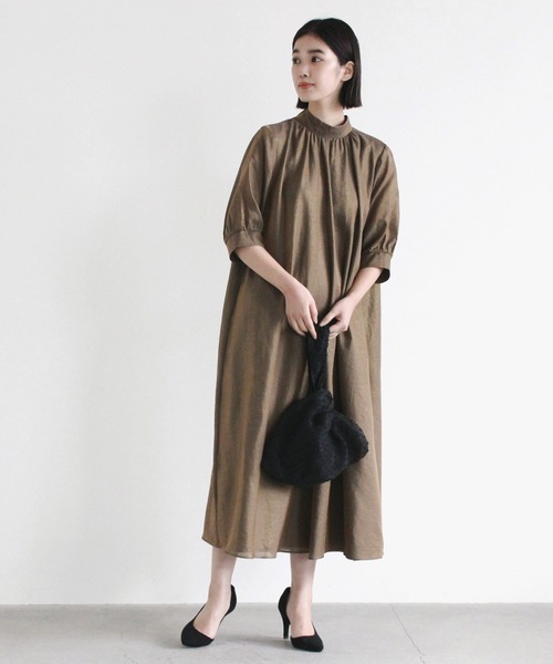 kaene（カエン）の「ドットオーガンジードッキングハンドバック（ハンドバッグ・レディース・ブラック・FREE）」の6枚目の写真