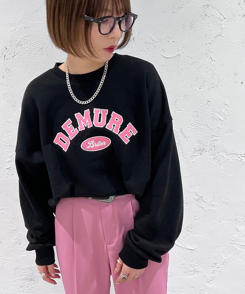 apres jour mignon（アプレジュールミニョン）の「アソートロゴスウェット【ZOZOTOWN限定アイテム】（スウェット・レディース・ベージュ系その他2/ブラック/ネイビー/アイボリー/その他/ベージュ系その他/ナチュラル/杢グレー・フリー/X-LARGE）」の3枚目の写真