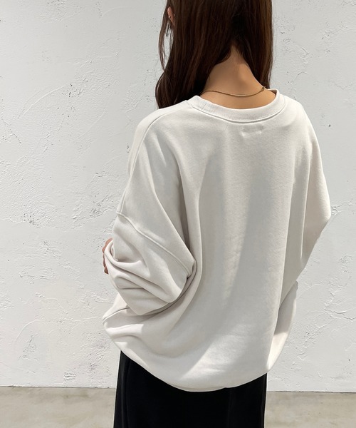 apres jour mignon（アプレジュールミニョン）の「アソートロゴスウェット【ZOZOTOWN限定アイテム】（スウェット・レディース・ベージュ系その他2/ブラック/ネイビー/アイボリー/その他/ベージュ系その他/ナチュラル/杢グレー・フリー/X-LARGE）」の12枚目の写真