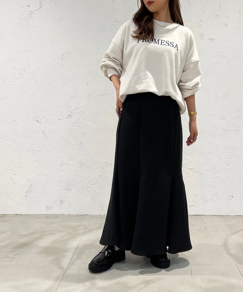 apres jour mignon（アプレジュールミニョン）の「アソートロゴスウェット【ZOZOTOWN限定アイテム】（スウェット・レディース・ベージュ系その他2/ブラック/ネイビー/アイボリー/その他/ベージュ系その他/ナチュラル/杢グレー・フリー/X-LARGE）」の14枚目の写真