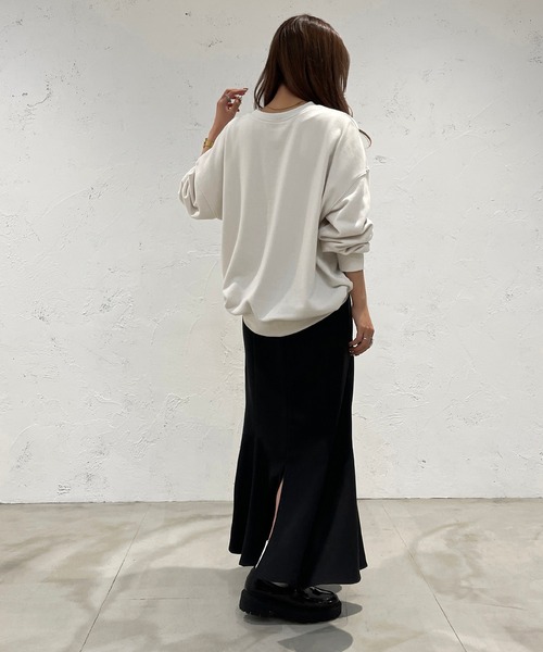 apres jour mignon（アプレジュールミニョン）の「アソートロゴスウェット【ZOZOTOWN限定アイテム】（スウェット・レディース・ベージュ系その他2/ブラック/ネイビー/アイボリー/その他/ベージュ系その他/ナチュラル/杢グレー・フリー/X-LARGE）」の15枚目の写真