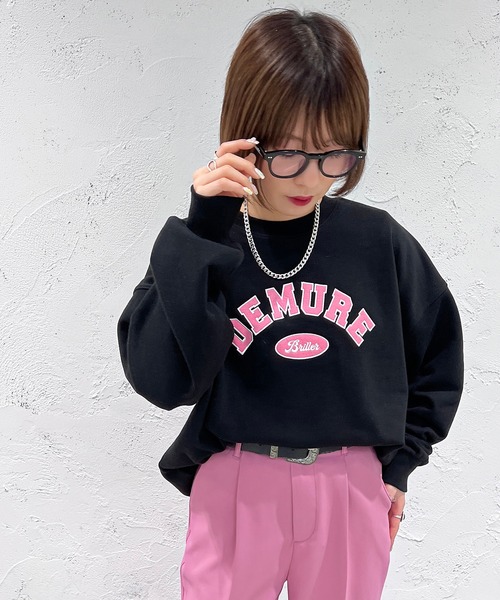 apres jour mignon（アプレジュールミニョン）の「アソートロゴスウェット【ZOZOTOWN限定アイテム】（スウェット・レディース・ベージュ系その他2/ブラック/ネイビー/アイボリー/その他/ベージュ系その他/ナチュラル/杢グレー・フリー/X-LARGE）」の17枚目の写真