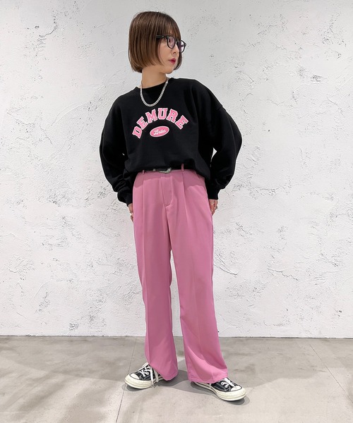 apres jour mignon（アプレジュールミニョン）の「アソートロゴスウェット【ZOZOTOWN限定アイテム】（スウェット・レディース・ベージュ系その他2/ブラック/ネイビー/アイボリー/その他/ベージュ系その他/ナチュラル/杢グレー・フリー/X-LARGE）」の20枚目の写真