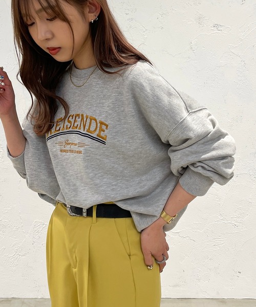 apres jour mignon（アプレジュールミニョン）の「アソートロゴスウェット【ZOZOTOWN限定アイテム】（スウェット・レディース・ベージュ系その他2/ブラック/ネイビー/アイボリー/その他/ベージュ系その他/ナチュラル/杢グレー・フリー/X-LARGE）」の22枚目の写真