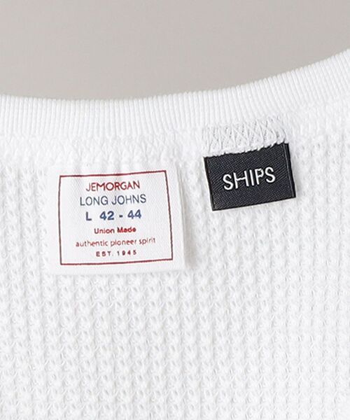 JEMORGAN（ジェーイーモーガン）の「【SHIPS別注】JEMORGAN: ワッフル タンクトップ（タンクトップ・メンズ・ネイビー/ブラック/ホワイト/グレー/ライトグレー・M/L）」の11枚目の写真