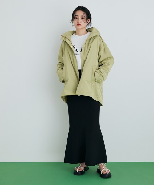 ADAM ET ROPE'（アダムエロペ）の「【アウトレット店舗・WEB限定】キルティングライナー付きタウンパーカー（マウンテンパーカー・レディース・チャコールグレー/ブラック/オリーブ・FREE）」の22枚目の写真