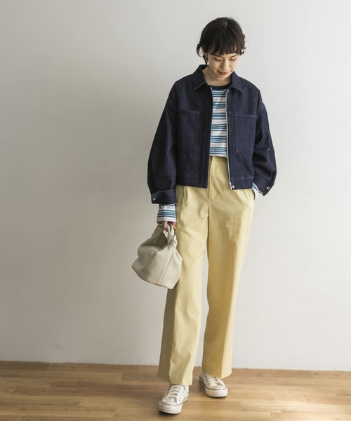 URBAN RESEARCH（アーバンリサーチ）の「クルーネックマルチボーダーカットソー（Tシャツ/カットソー・レディース・ブルー系その他/ベージュ系その他・FREE）」の8枚目の写真