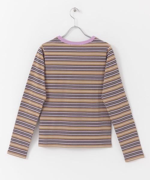 URBAN RESEARCH（アーバンリサーチ）の「クルーネックマルチボーダーカットソー（Tシャツ/カットソー・レディース・ブルー系その他/ベージュ系その他・FREE）」の20枚目の写真