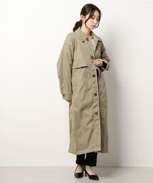 STYLEBLOCK（スタイルブロック）の「シャークスキン配色ステッチステンカラーコート（ステンカラーコート）」