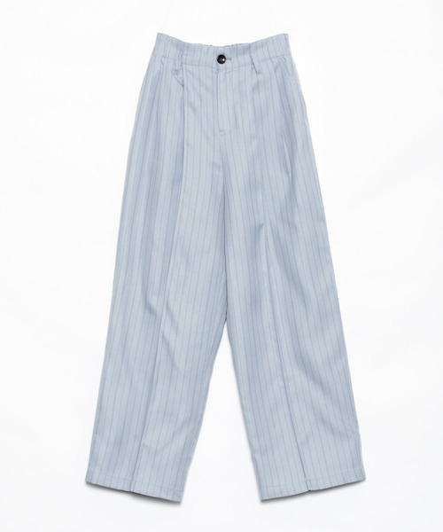 AS KNOW AS PINKY（アズノゥアズピンキー）の「柄めいたスラリスラックスパンツ（スラックス・レディース・チャコールグレー/モカ/ベージュ/ベージュ系その他/ブルー系その他・FREE）」の5枚目の写真