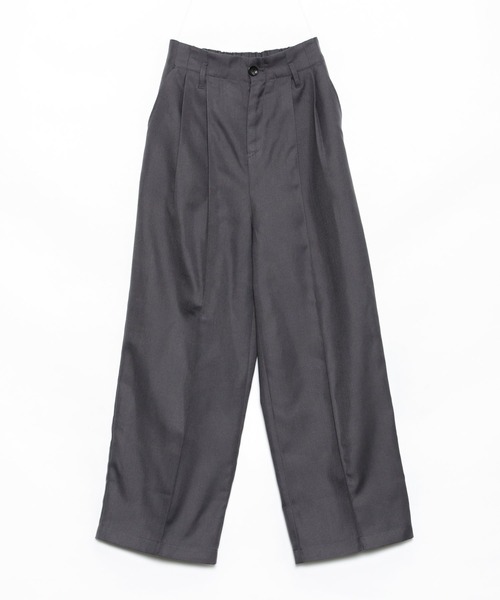 AS KNOW AS PINKY（アズノゥアズピンキー）の「柄めいたスラリスラックスパンツ（スラックス・レディース・チャコールグレー/モカ/ベージュ/ベージュ系その他/ブルー系その他・FREE）」の2枚目の写真