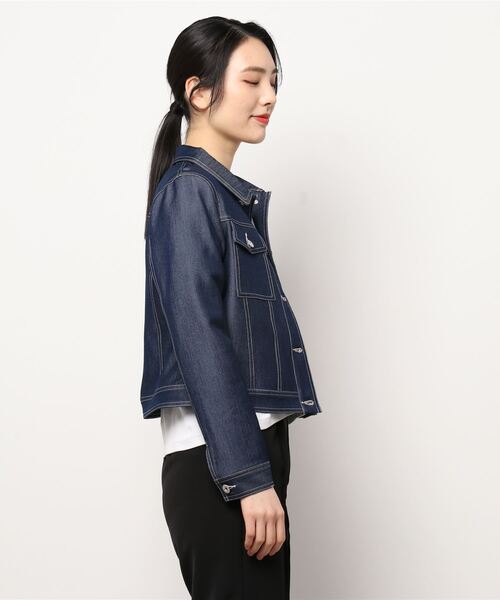 MISCH MASCH（ミッシュマッシュ）の「コンパクトGジャン（デニムジャケット・レディース・ブルー・MEDIUM）」の14枚目の写真