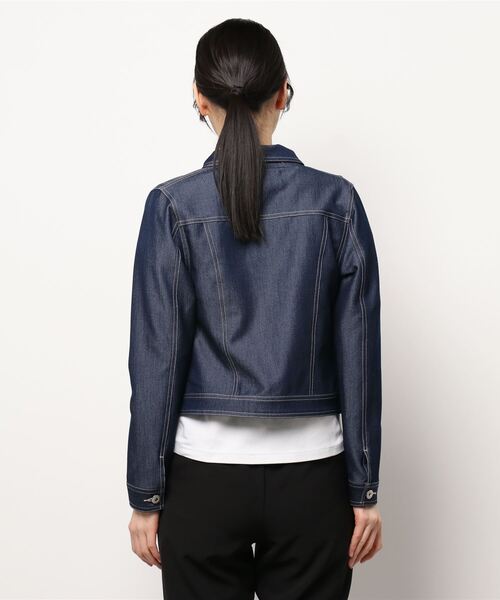 MISCH MASCH（ミッシュマッシュ）の「コンパクトGジャン（デニムジャケット・レディース・ブルー・MEDIUM）」の3枚目の写真