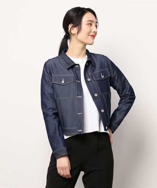 MISCH MASCH（ミッシュマッシュ）の「コンパクトGジャン（デニムジャケット・レディース・ブルー・MEDIUM）」の12枚目の写真