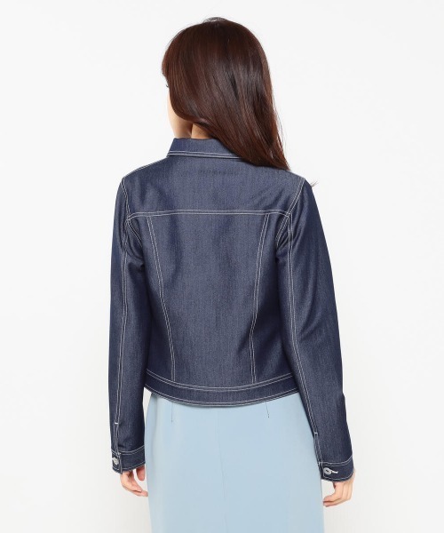 MISCH MASCH（ミッシュマッシュ）の「コンパクトGジャン（デニムジャケット・レディース・ブルー・MEDIUM）」の9枚目の写真