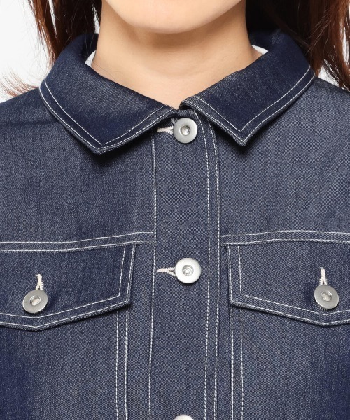 MISCH MASCH（ミッシュマッシュ）の「コンパクトGジャン（デニムジャケット・レディース・ブルー・MEDIUM）」の11枚目の写真