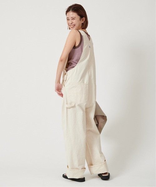 U by SPICK&SPAN（ユーバイスピックアンドスパン）の「【LEE /リー】別注サロペット◆（サロペット/オーバーオール・レディース・ネイビー/サックスブルー/アイボリー・SMALL/MEDIUM）」の10枚目の写真