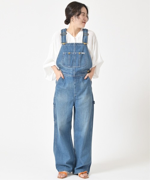 U by SPICK&SPAN（ユーバイスピックアンドスパン）の「【LEE /リー】別注サロペット◆（サロペット/オーバーオール・レディース・ネイビー/サックスブルー/アイボリー・SMALL/MEDIUM）」の11枚目の写真