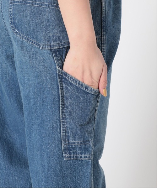 U by SPICK&SPAN（ユーバイスピックアンドスパン）の「【LEE /リー】別注サロペット◆（サロペット/オーバーオール・レディース・ネイビー/サックスブルー/アイボリー・SMALL/MEDIUM）」の21枚目の写真