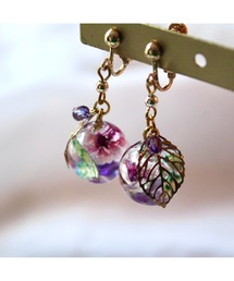 【Willija】金属アレルギー対応《石の果実》イヤリング(MA)