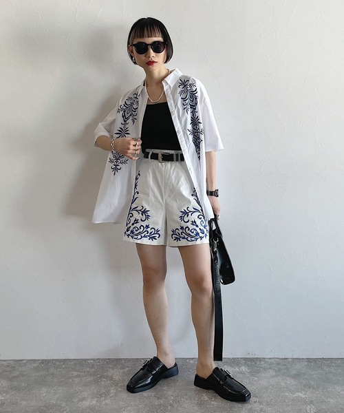PAGEBOY（ページボーイ）の「エンブロイダリーショートパンツ