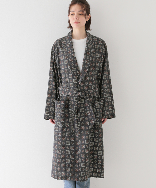 JOURNAL STANDARD LUXE（ジャーナルスタンダード　ラックス）の「【221VILLAGE / 221ヴィレッジ】 PRINTED GAWN（その他アウター・レディース・ネイビー/ホワイト・FREE）」の7枚目の写真