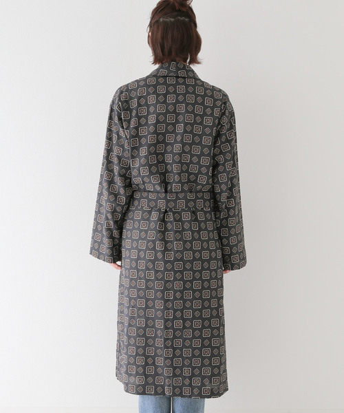 JOURNAL STANDARD LUXE（ジャーナルスタンダード　ラックス）の「【221VILLAGE / 221ヴィレッジ】 PRINTED GAWN（その他アウター・レディース・ネイビー/ホワイト・FREE）」の9枚目の写真