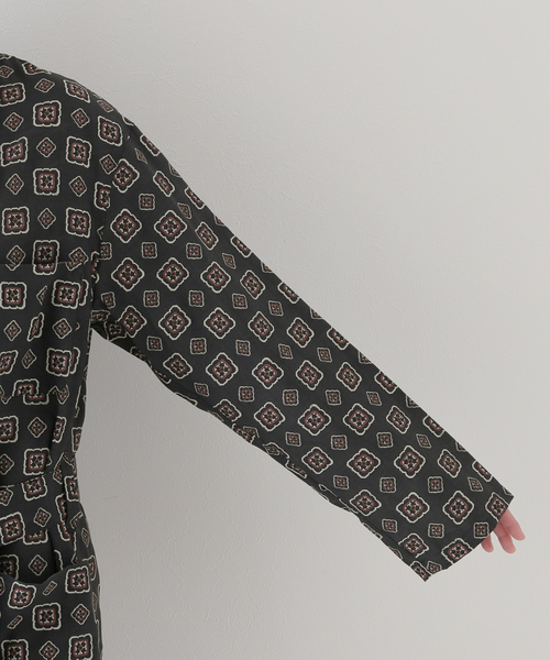 JOURNAL STANDARD LUXE（ジャーナルスタンダード　ラックス）の「【221VILLAGE / 221ヴィレッジ】 PRINTED GAWN（その他アウター・レディース・ネイビー/ホワイト・FREE）」の12枚目の写真