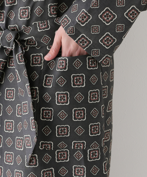 JOURNAL STANDARD LUXE（ジャーナルスタンダード　ラックス）の「【221VILLAGE / 221ヴィレッジ】 PRINTED GAWN（その他アウター・レディース・ネイビー/ホワイト・FREE）」の14枚目の写真