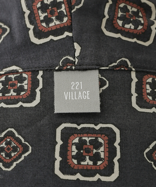 セール】【221VILLAGE / 221ヴィレッジ】 PRINTED GAWN（その他