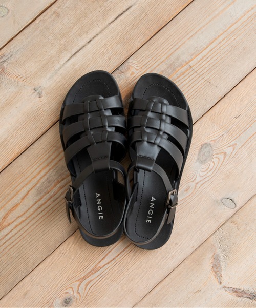 ANGIE（アンジー）の「フラットグルカサンダル（サンダル・レディース・アイボリー/ブラック/ブラウン・MEDIUM/X-LARGE/LARGE）」の19枚目の写真