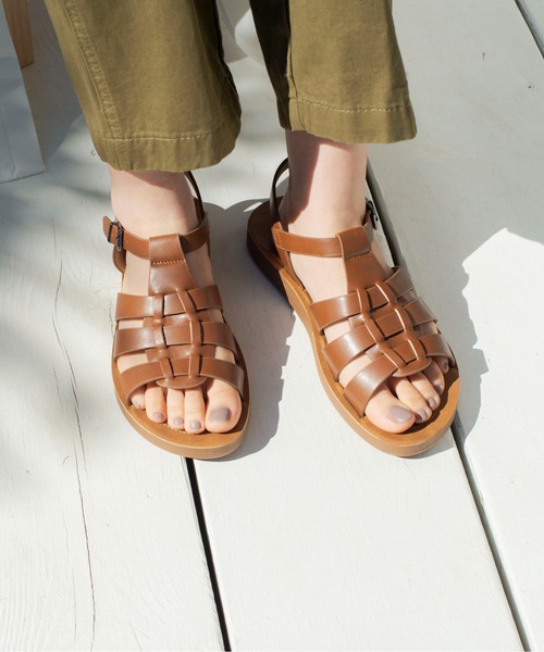 ANGIE（アンジー）の「フラットグルカサンダル（サンダル・レディース・アイボリー/ブラック/ブラウン・MEDIUM/X-LARGE/LARGE）」の11枚目の写真