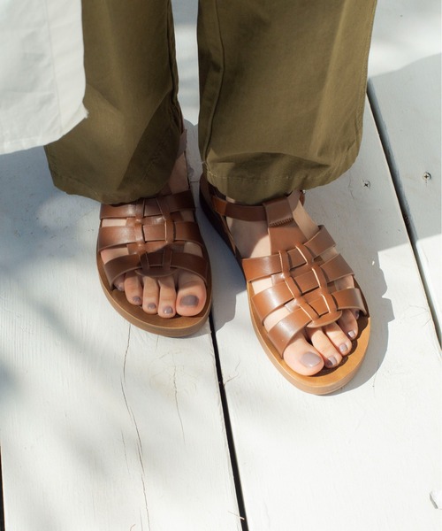 ANGIE（アンジー）の「フラットグルカサンダル（サンダル・レディース・アイボリー/ブラック/ブラウン・MEDIUM/X-LARGE/LARGE）」の12枚目の写真