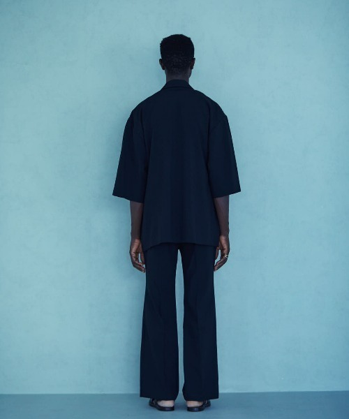 TAUPE(トープ)の「【TAUPE / トープ】22SS スウィッチクリースフレアスラックス(スラックス・メンズ・ブラック/ライトベージュ・1/2)」の6枚目の写真