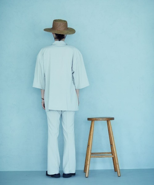 TAUPE(トープ)の「【TAUPE / トープ】22SS スウィッチクリースフレアスラックス(スラックス・メンズ・ブラック/ライトベージュ・1/2)」の8枚目の写真