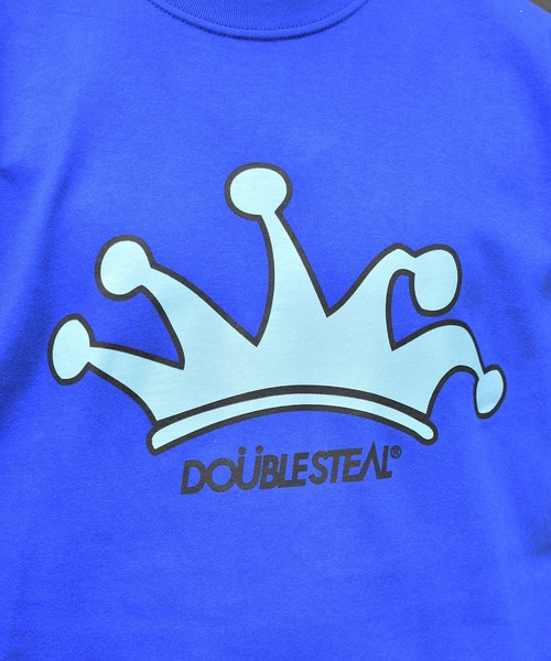 DOUBLE STEAL（ダブルスティール）の「HandCrown Heavy Tシャツ（Tシャツ/カットソー・メンズ・ブラック/ブルー/ホワイト・X-LARGE/XX-LARGE/LARGE/MEDIUM）」の3枚目の写真